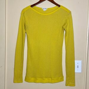 Lacoste Yellow Knit Women's Top
